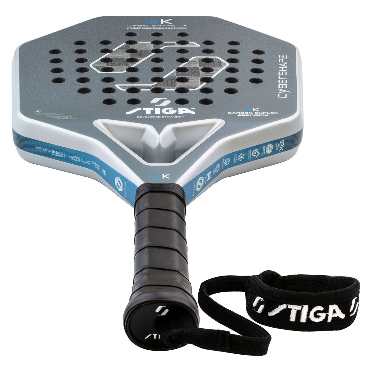 Stiga Padel Racket 18K 2 Cybershape