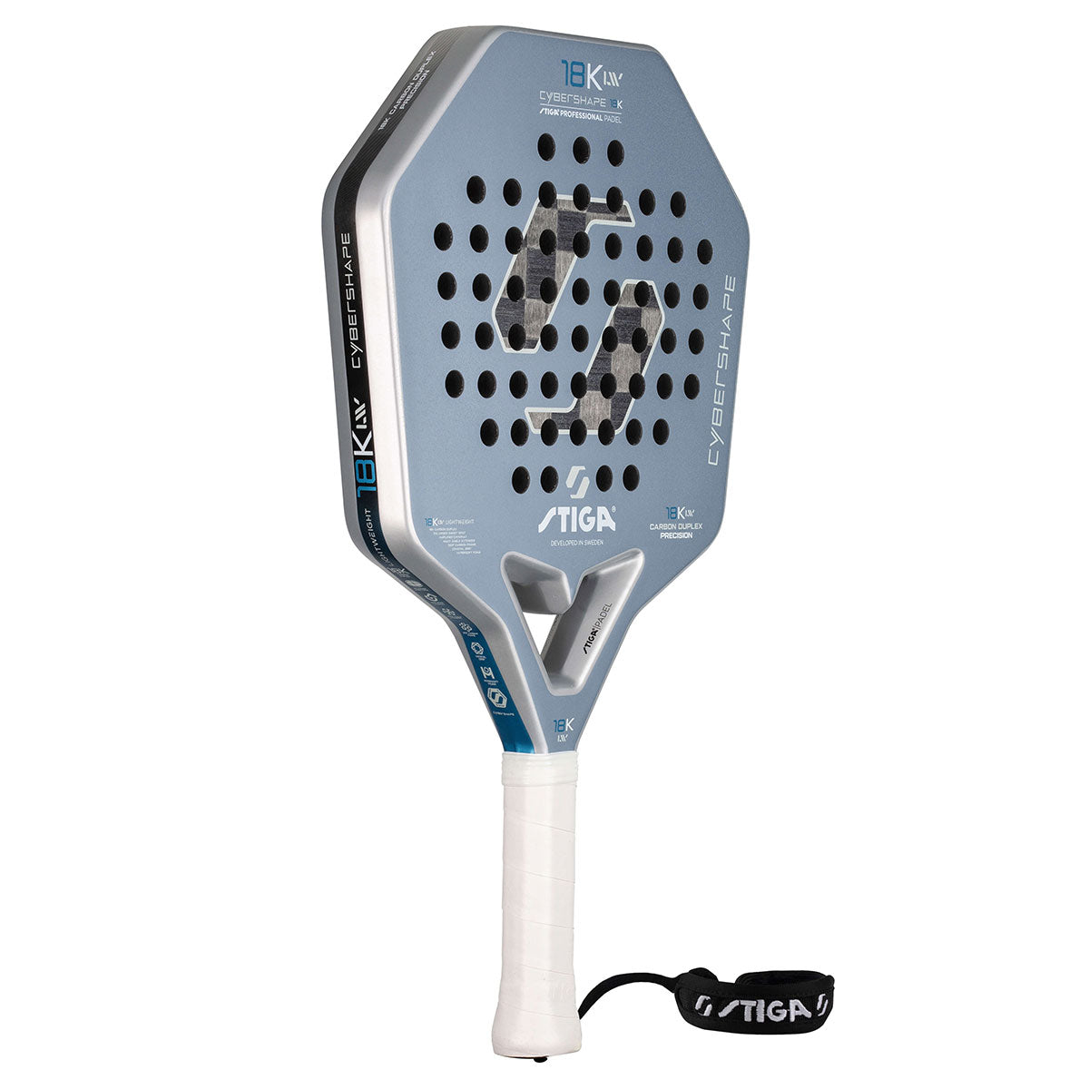 Stiga Padel Racket 18K LW 2 Cybershape