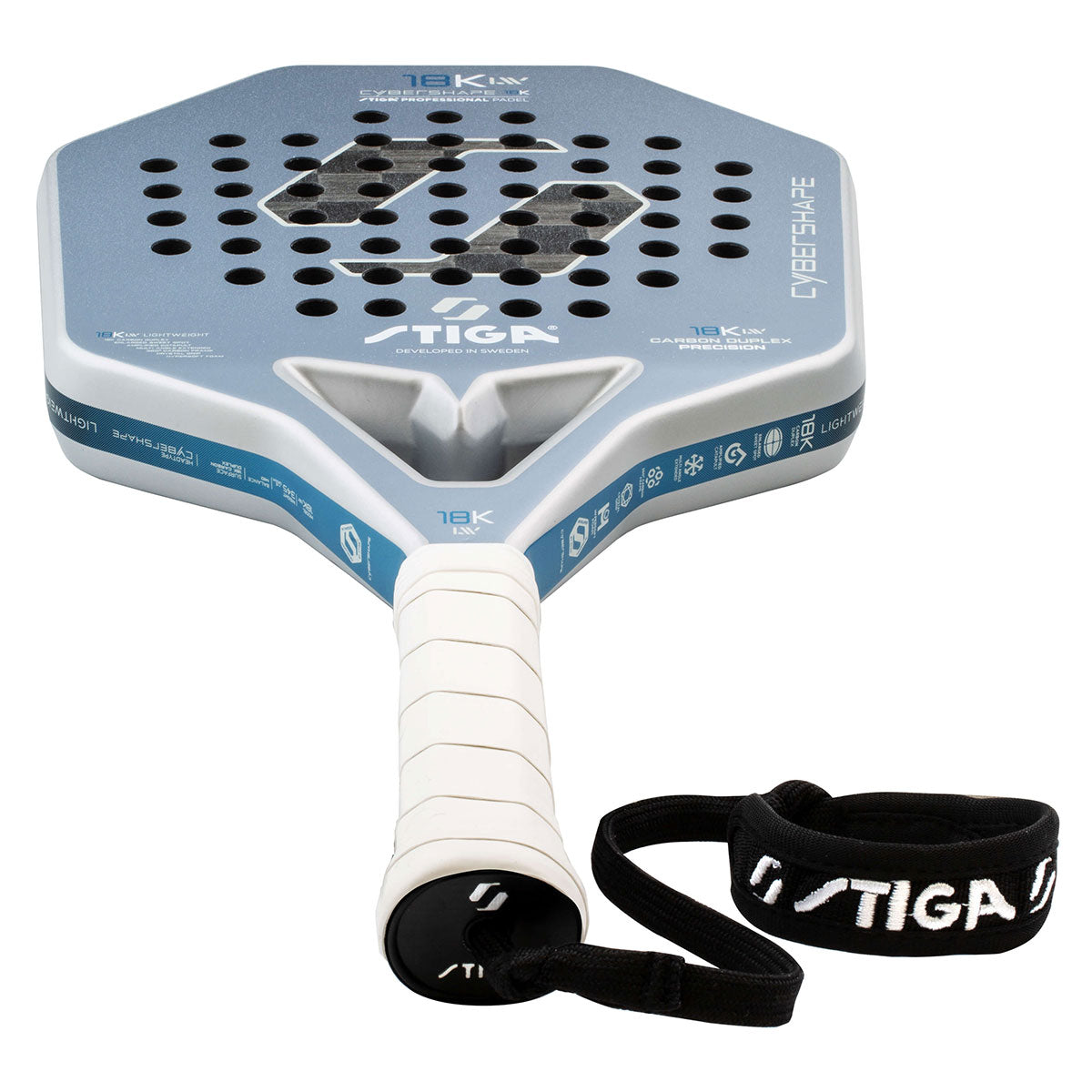 Stiga Padel Racket 18K LW 2 Cybershape