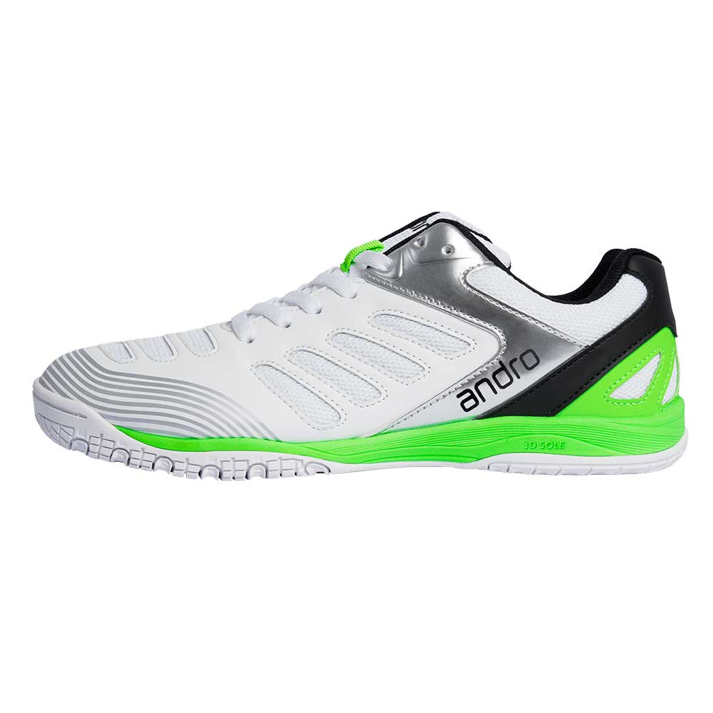 Andro Chaussures Cross Step 2 Blanc/Vert