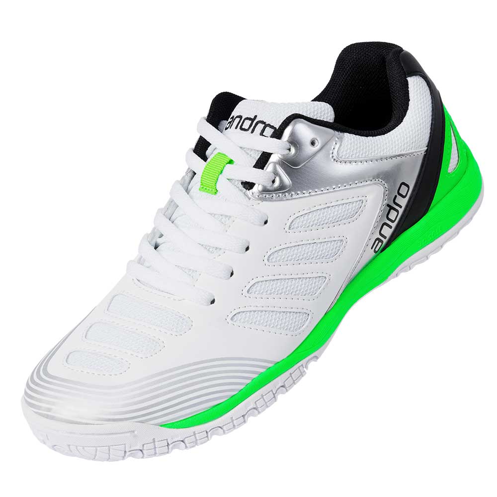 Andro Chaussures Cross Step 2 Blanc/Vert