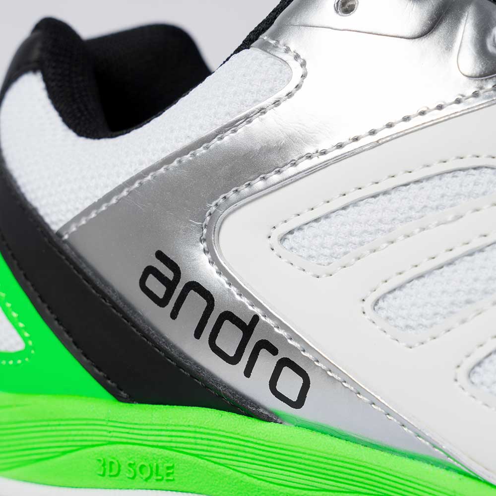 Andro Chaussures Cross Step 2 Blanc/Vert