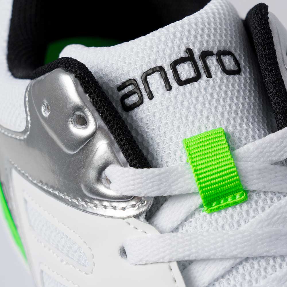 Andro Chaussures Cross Step 2 Blanc/Vert