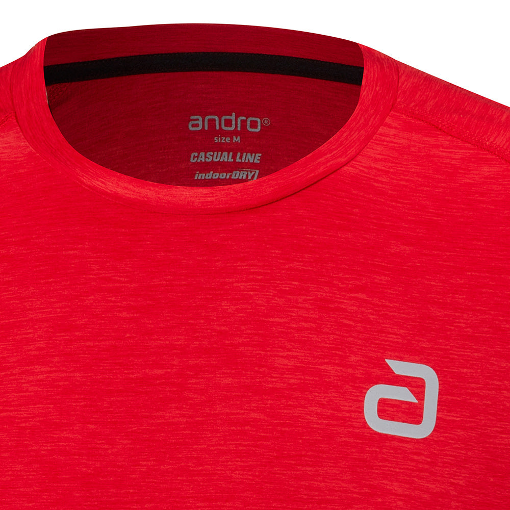 Andro T-Shirt Melange Alpha Chili Rouge