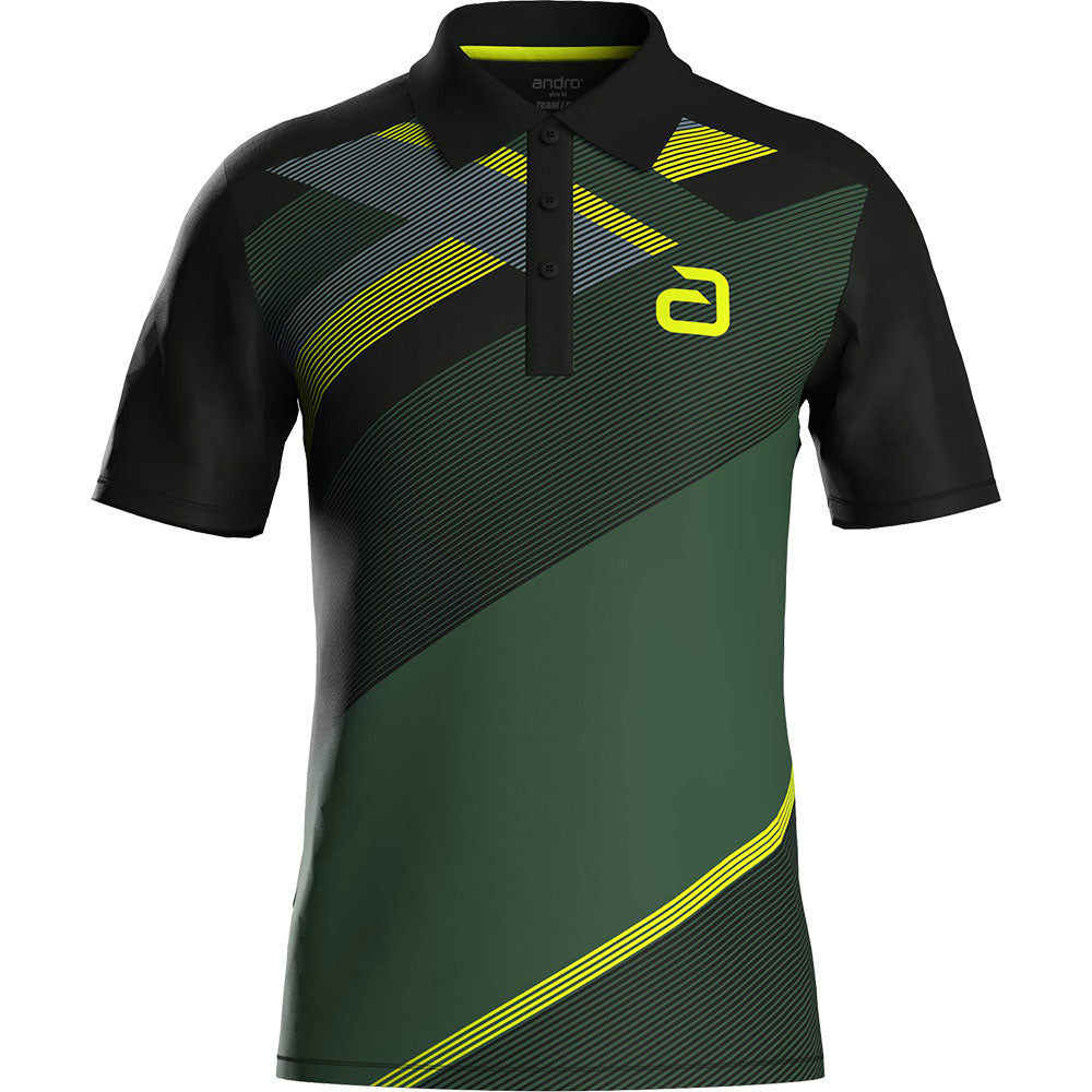 Andro Polo Ataxa Noir/Jaune