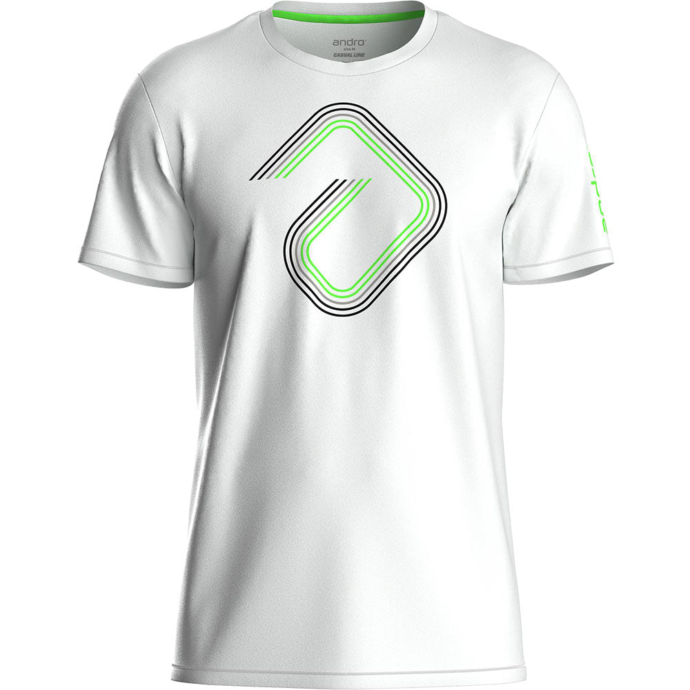 Andro T-Shirt Alpha-T Blanc/Vert