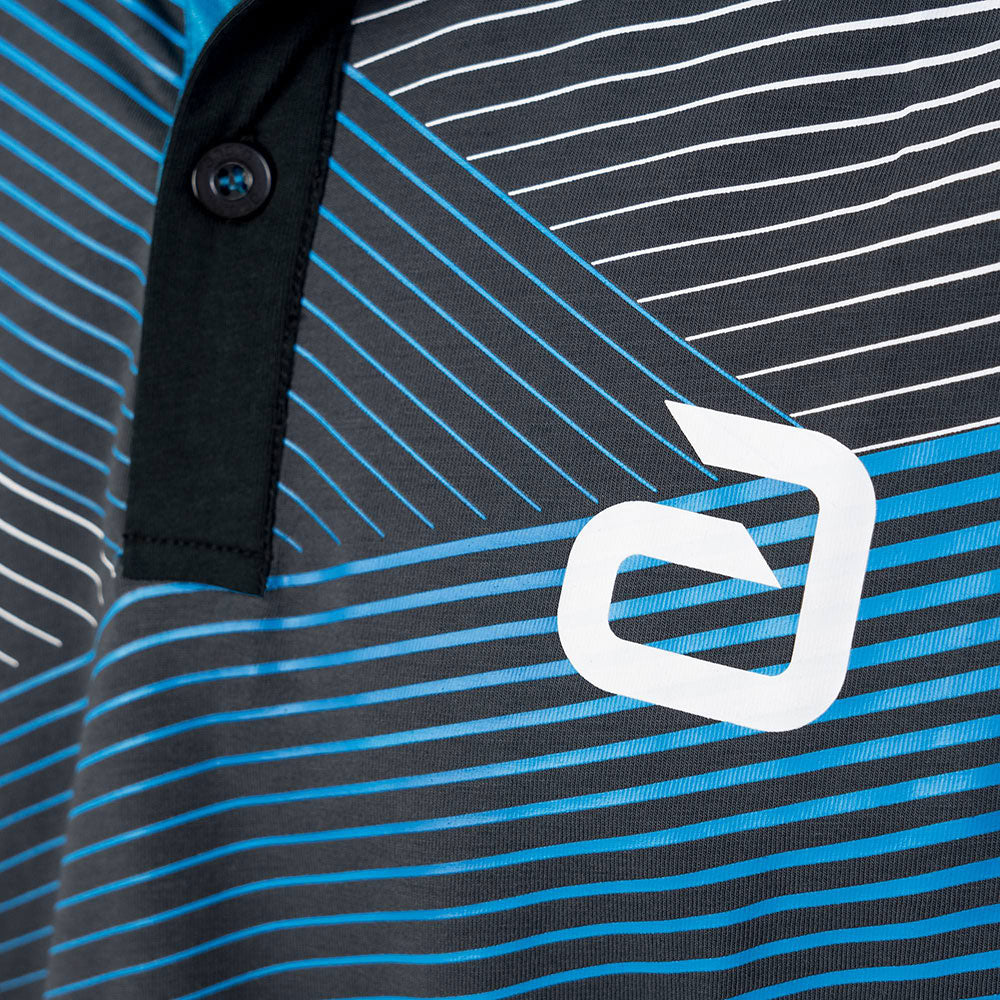 Andro Polo Avos Gris/Bleu