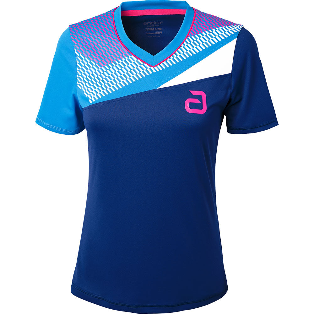 Andro Polo Lavor Women Bleu Foncé/Bleu