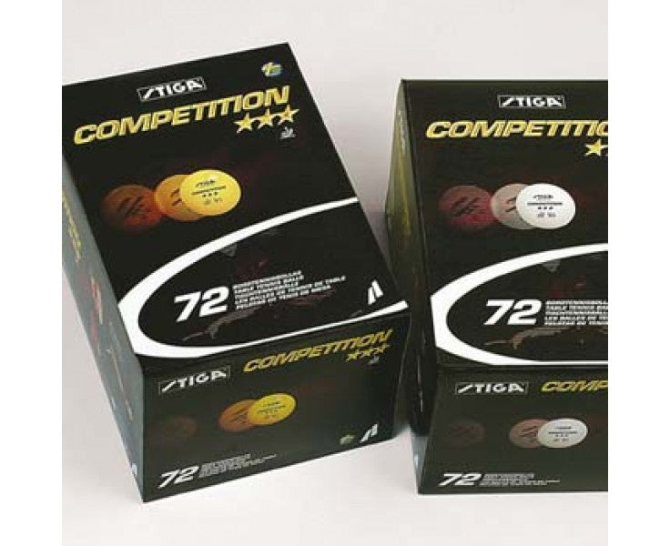 Stiga 72 balls Competition Blanc ***