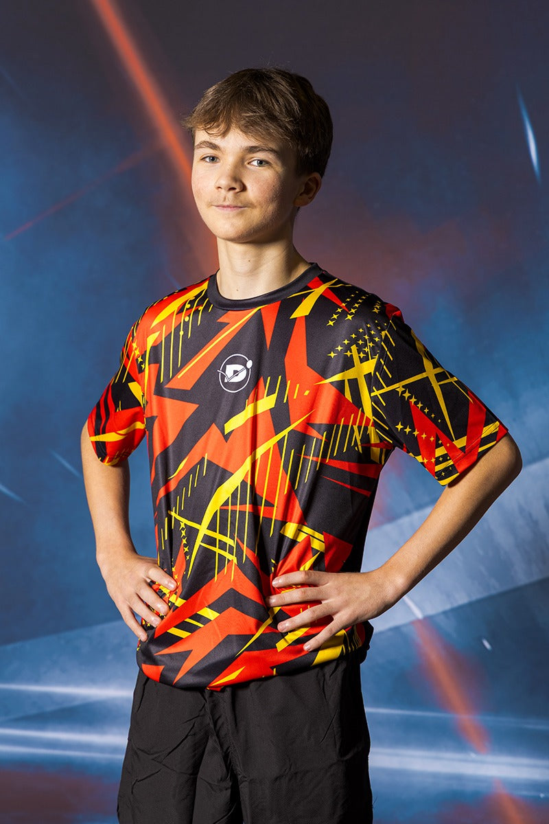 Dandoy T-Shirt Flash Rouge/Jaune