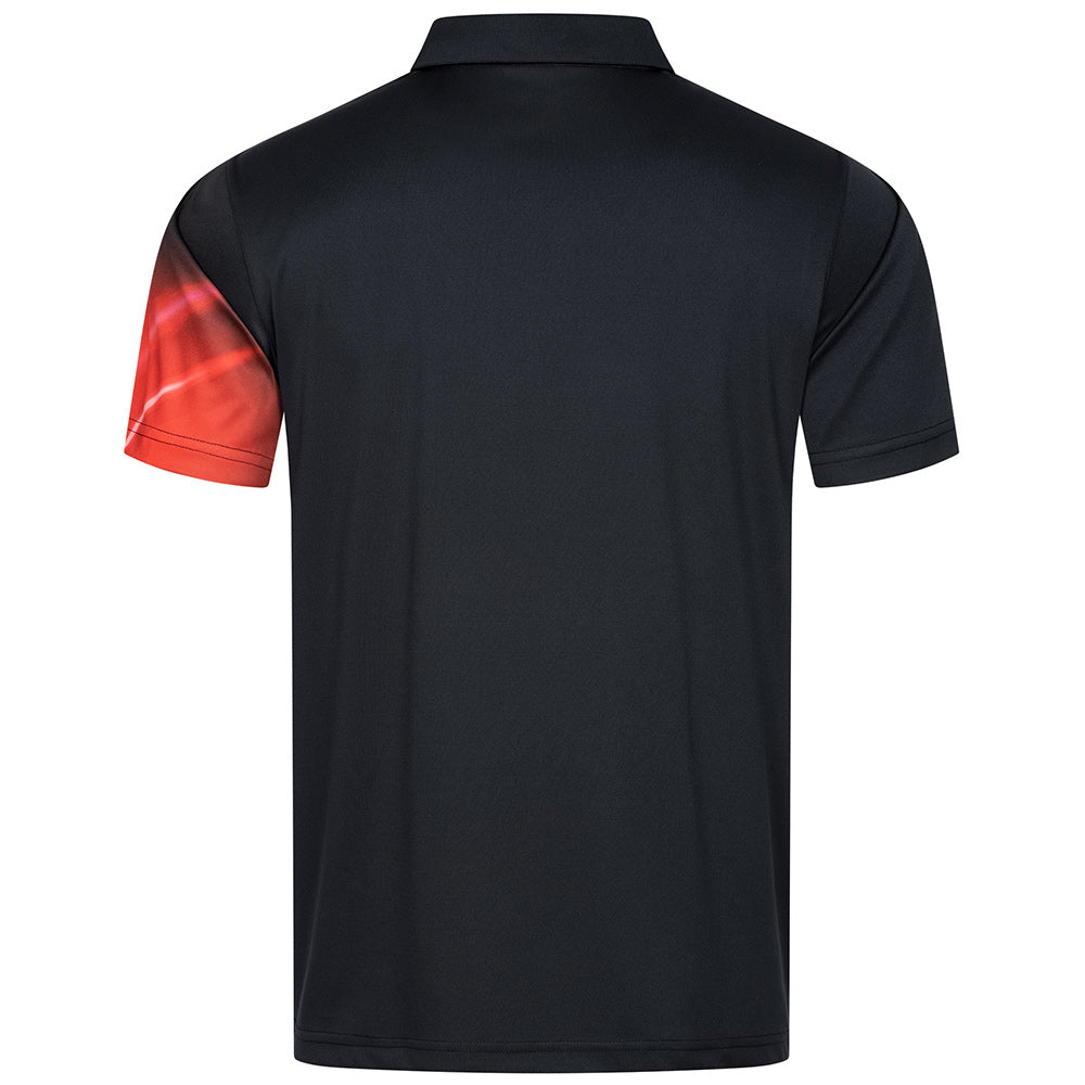 Donic Polo Flame Noir/Rouge