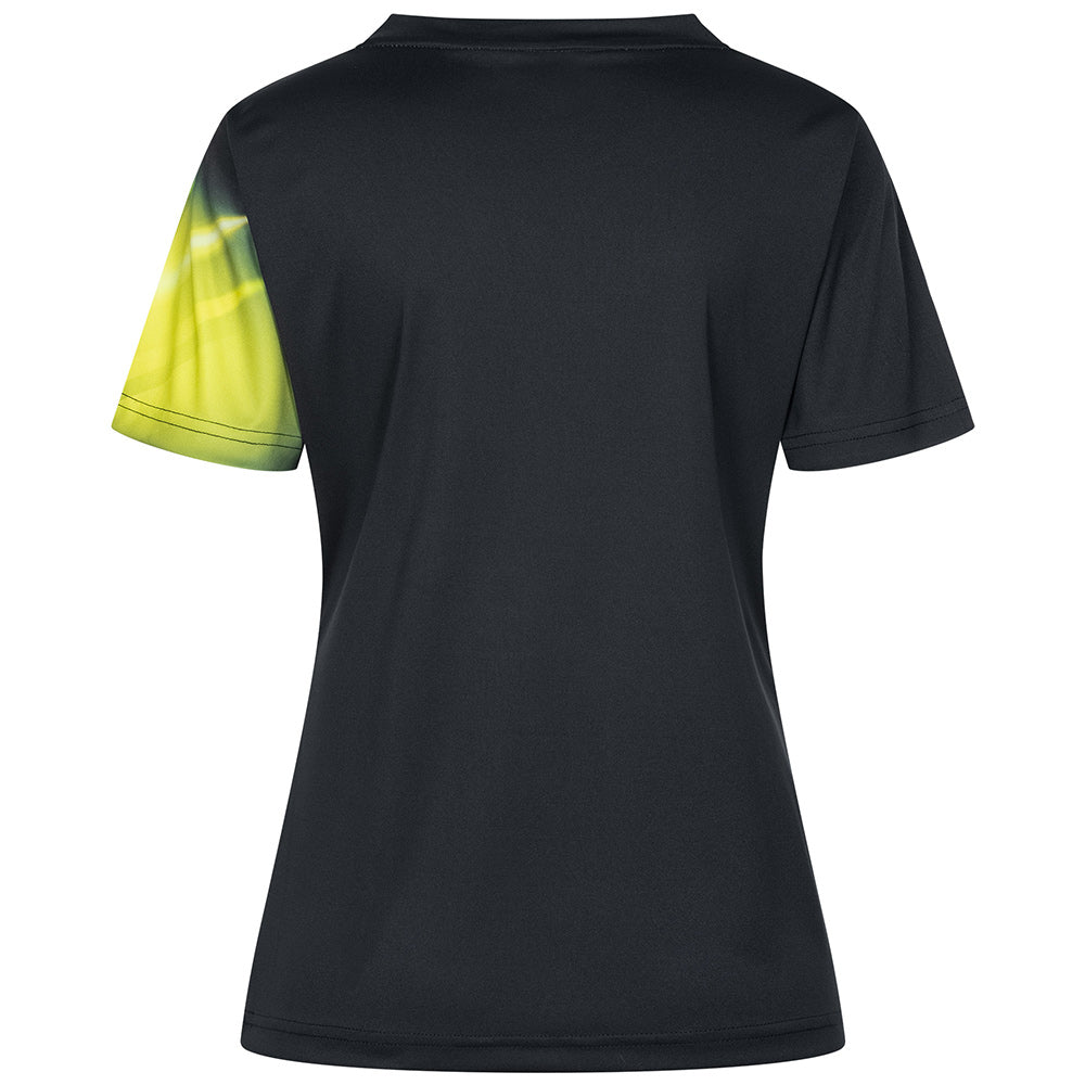 Donic Polo Flame Lady Noir/Jaune