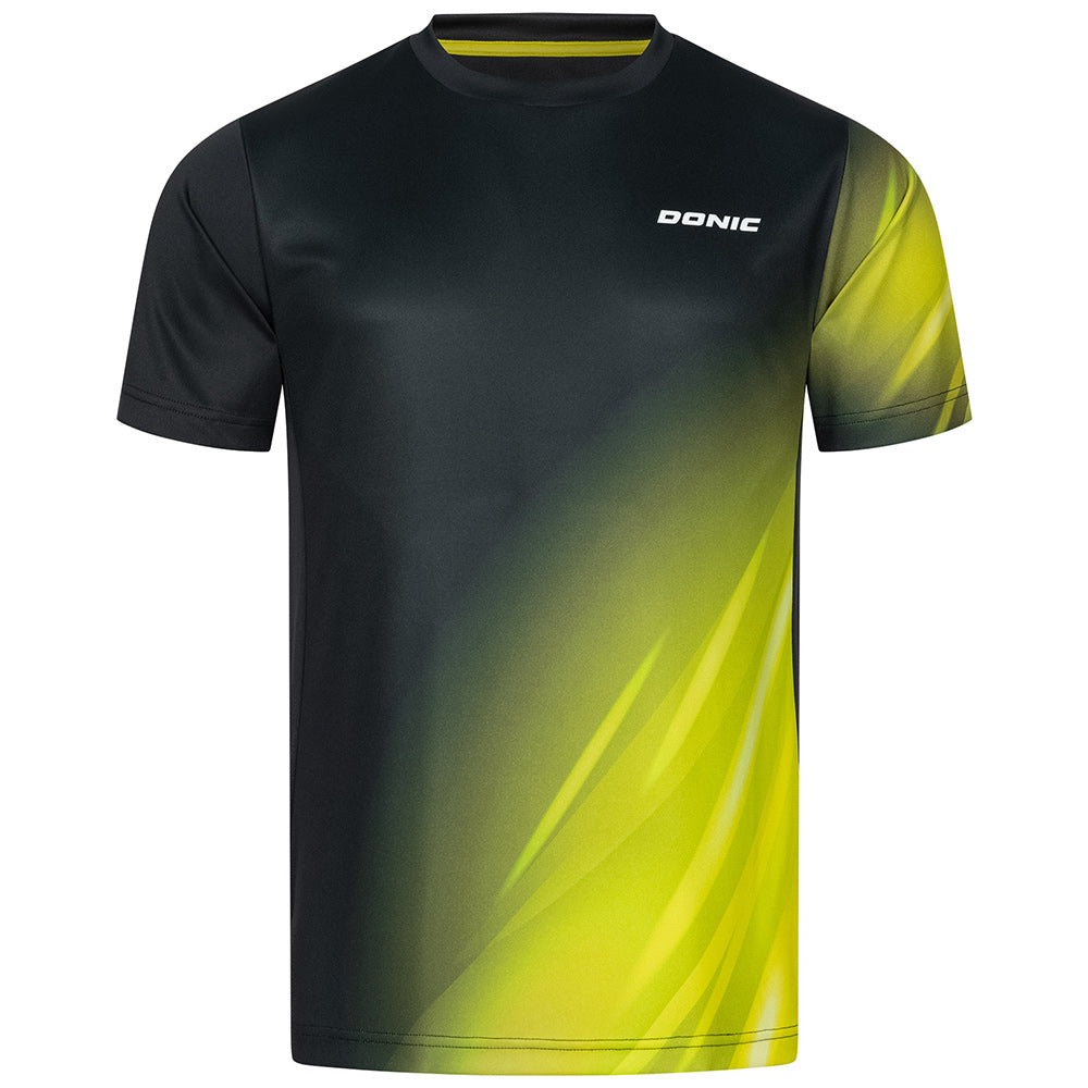 Donic T-Shirt Drop Noir/Jaune