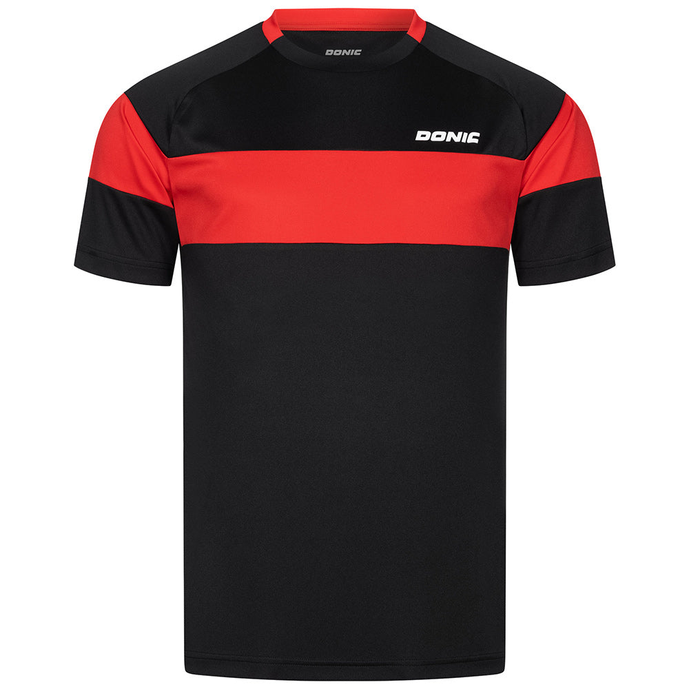 Donic T-Shirt Slate Noir/Rouge