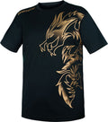 Donic T-Shirt Dragon Noir/Gold