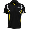 Dsports Polo EVOLUTION Noir/Jaune/Blanc