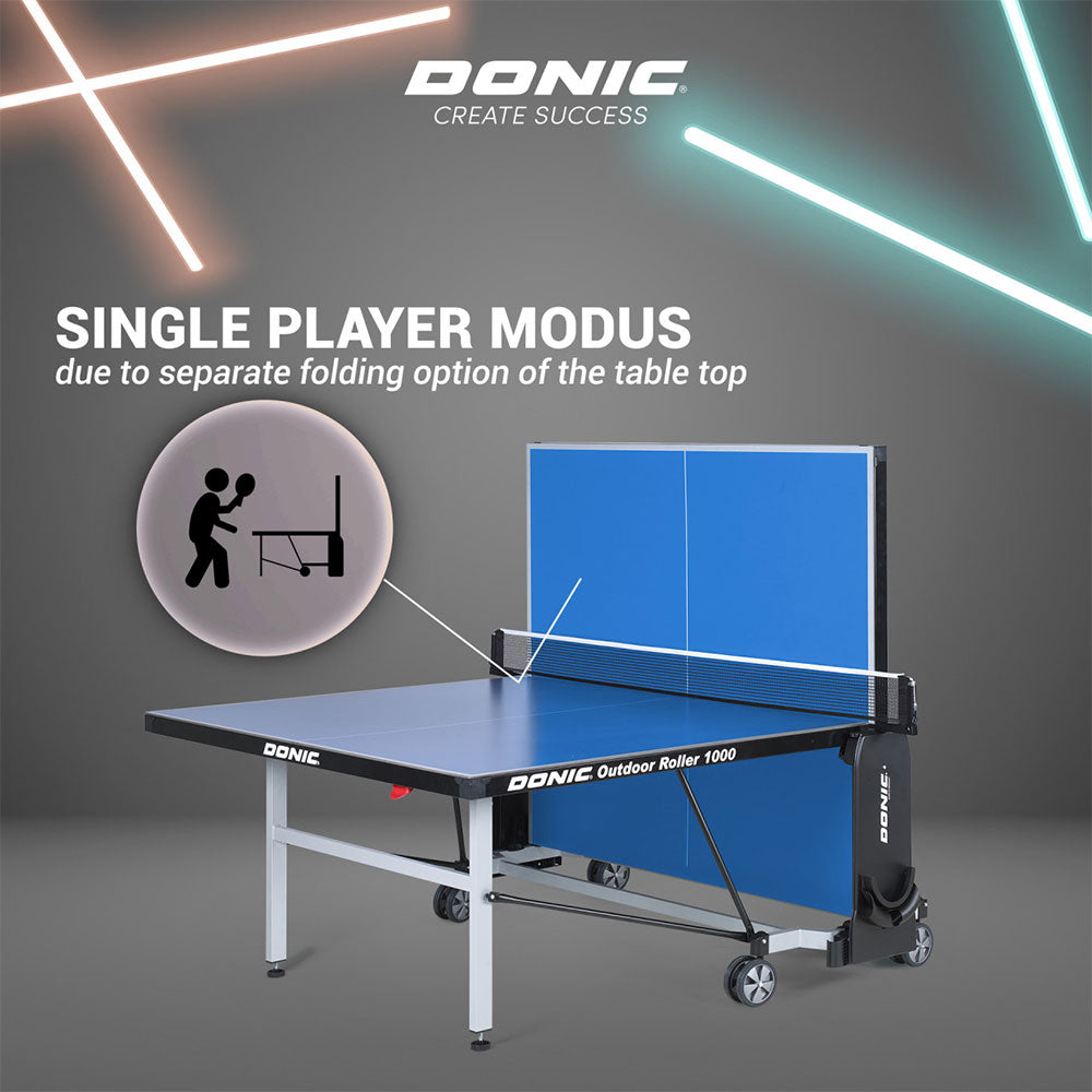 Donic Table Outdoor Roller 1000 Bleu