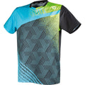Tibhar TT-Shirt Paint Noir/Bleu Clair