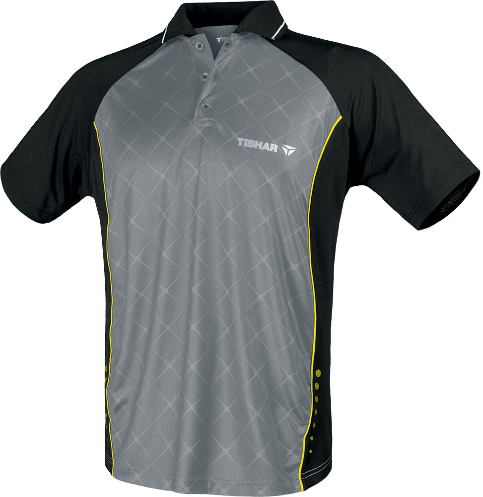 Tibhar Polo Pulse Gris/Noir
