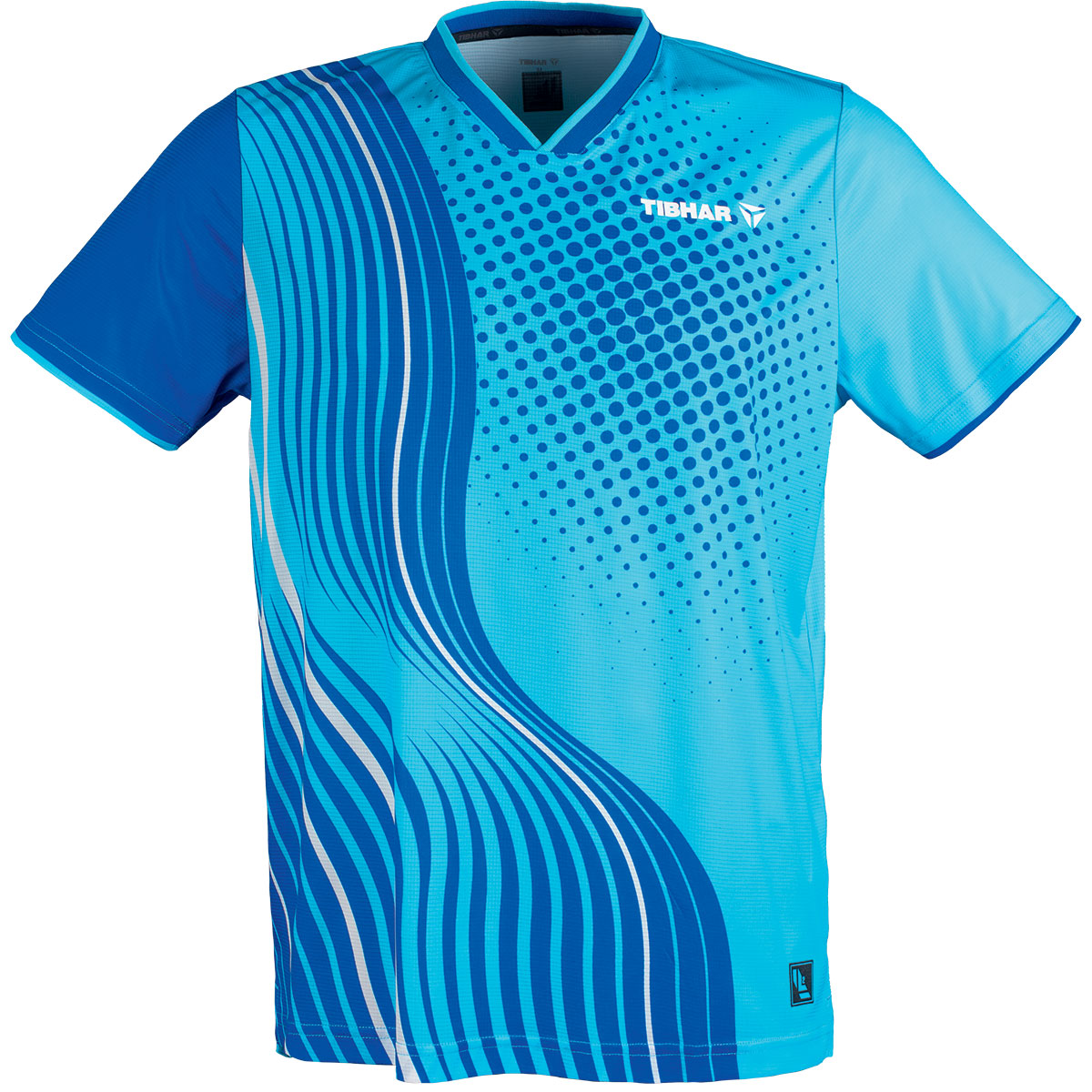 Tibhar TT-Shirt River Bleu Turquoise