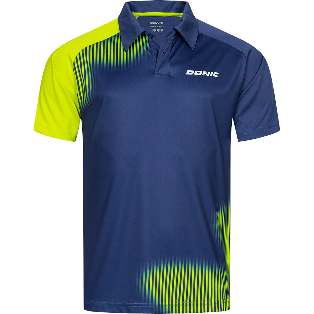 Donic Polo Caliber Navy/Lime