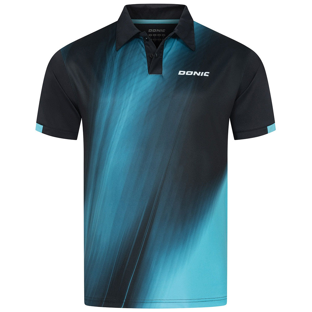Donic Polo Fire Noir/Bleu