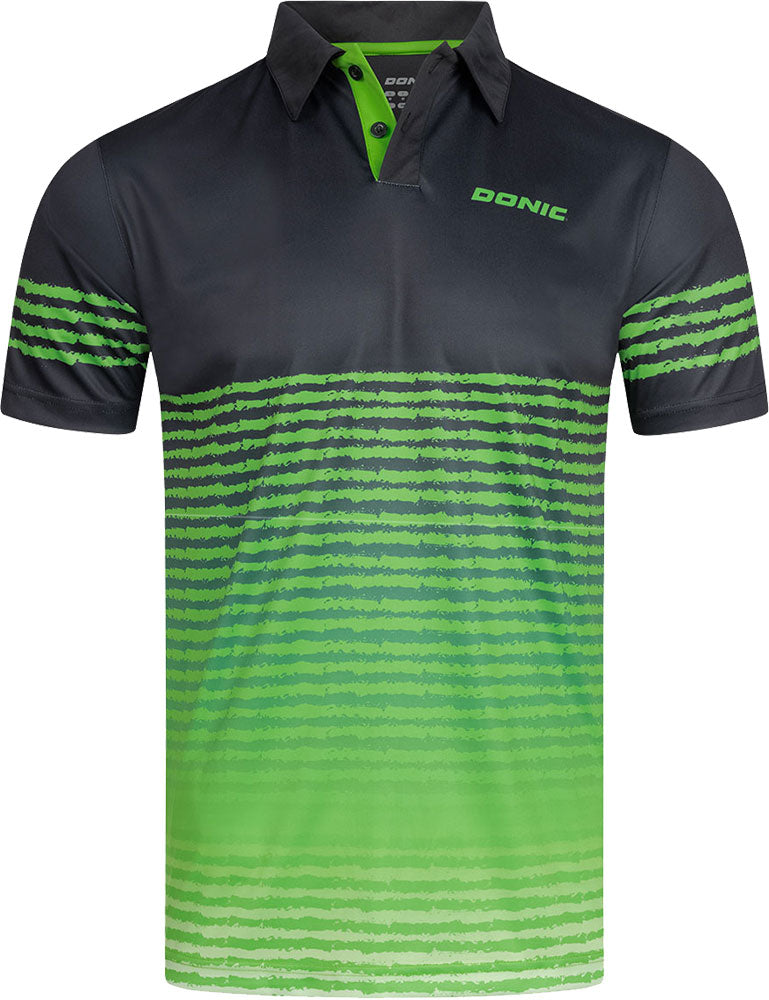 Donic Polo Libra Noir/Vert Citron