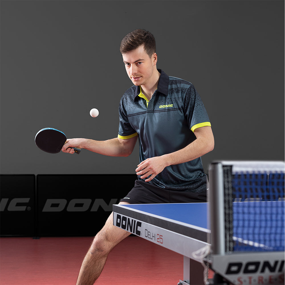 Donic Polo Rafter Anthracite/Noir