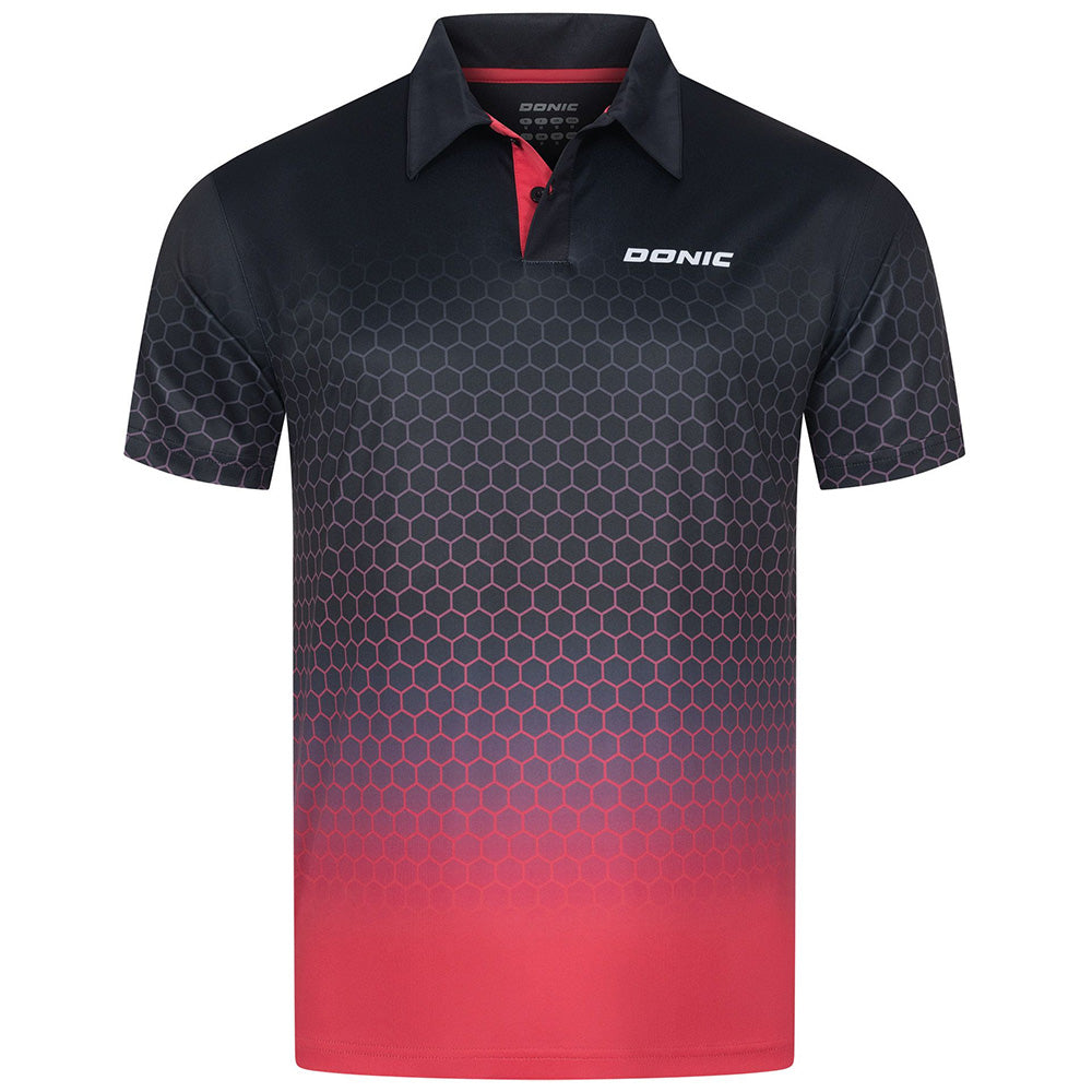 Donic Polo Spider Noir/Rose