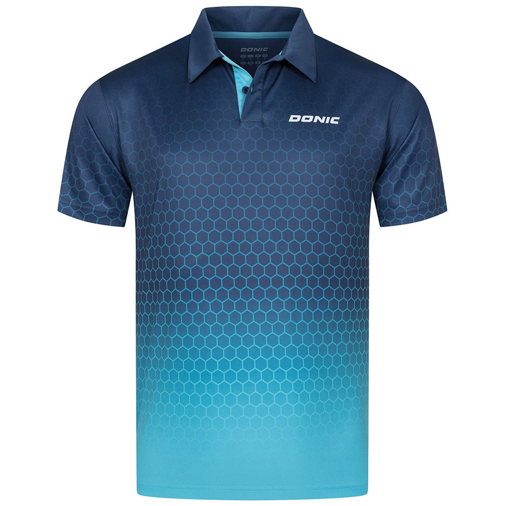 Donic Polo Spider Marine/Bleu