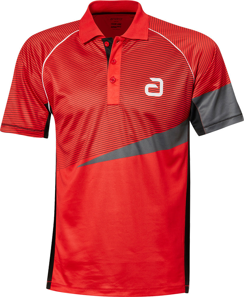 Andro Polo Tilston Rouge/Noir