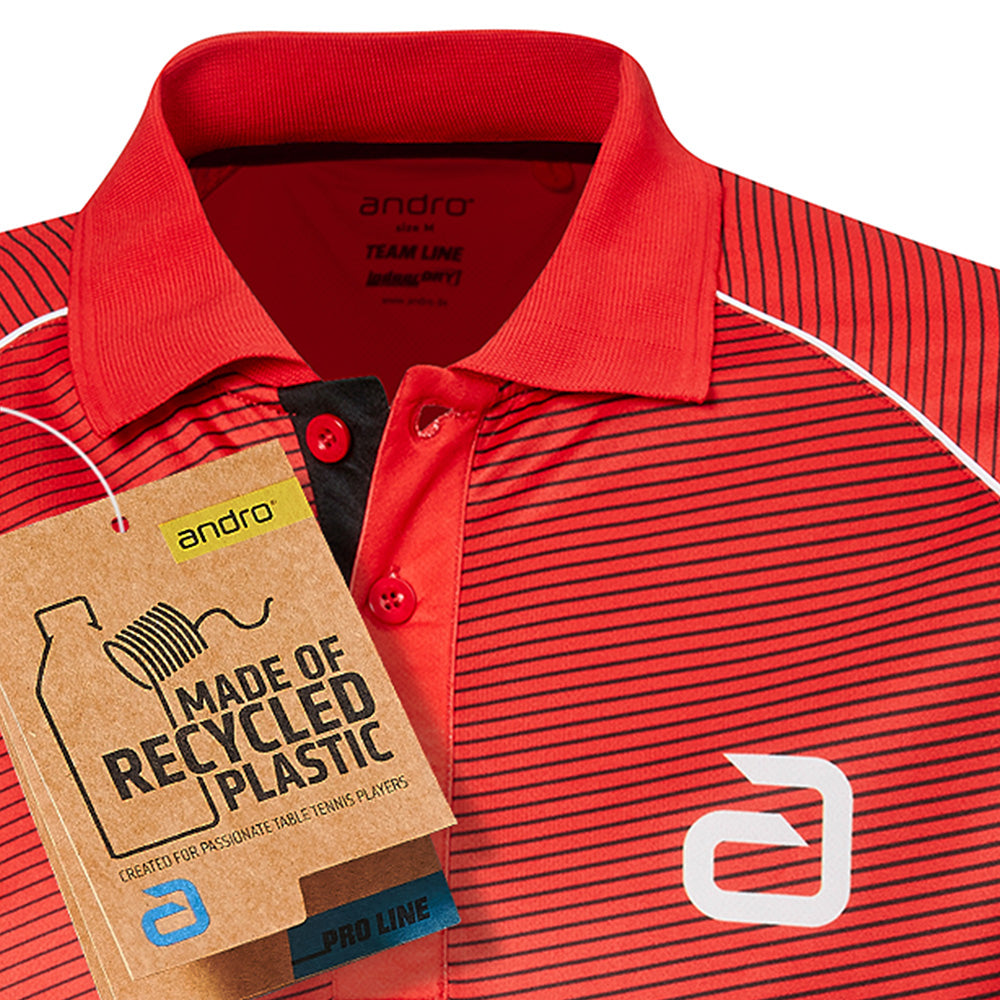 Andro Polo Tilston Rouge/Noir