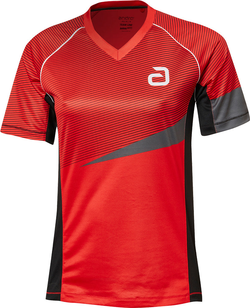 Andro Polo Tilston Women Rouge/Noir