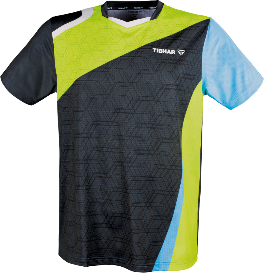 Tibhar TT-Shirt Sol Jaune/Gris
