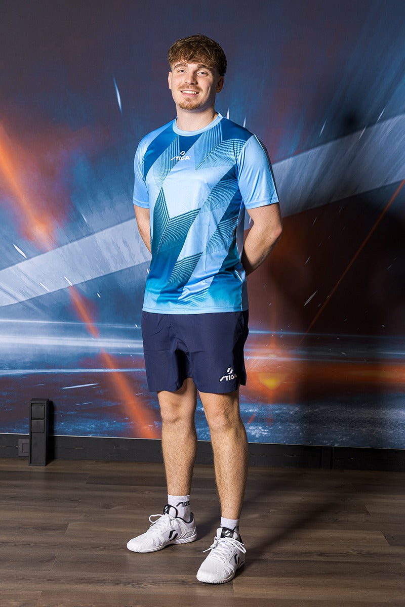 Stiga T-Shirt Pro Sky/Vert