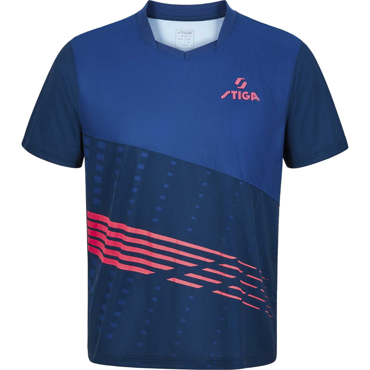Stiga Polo Neptune Bleu Foncé/Rose