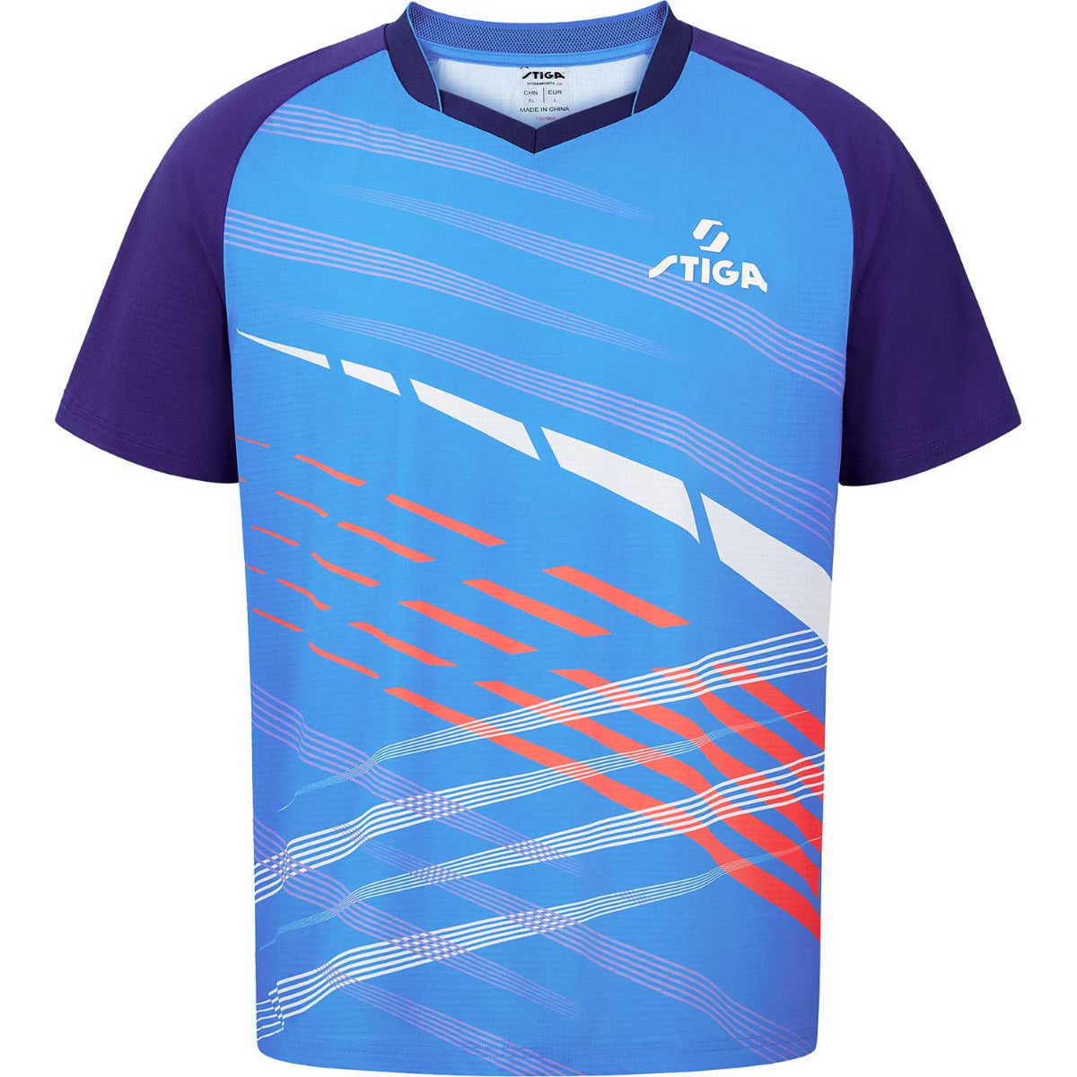 Stiga Polo Pluton Bleu Clair/Blanc