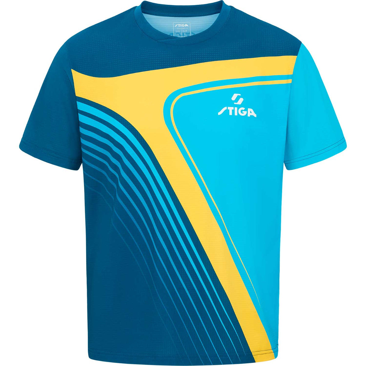 Stiga Polo Uranus Jaune/Bleu