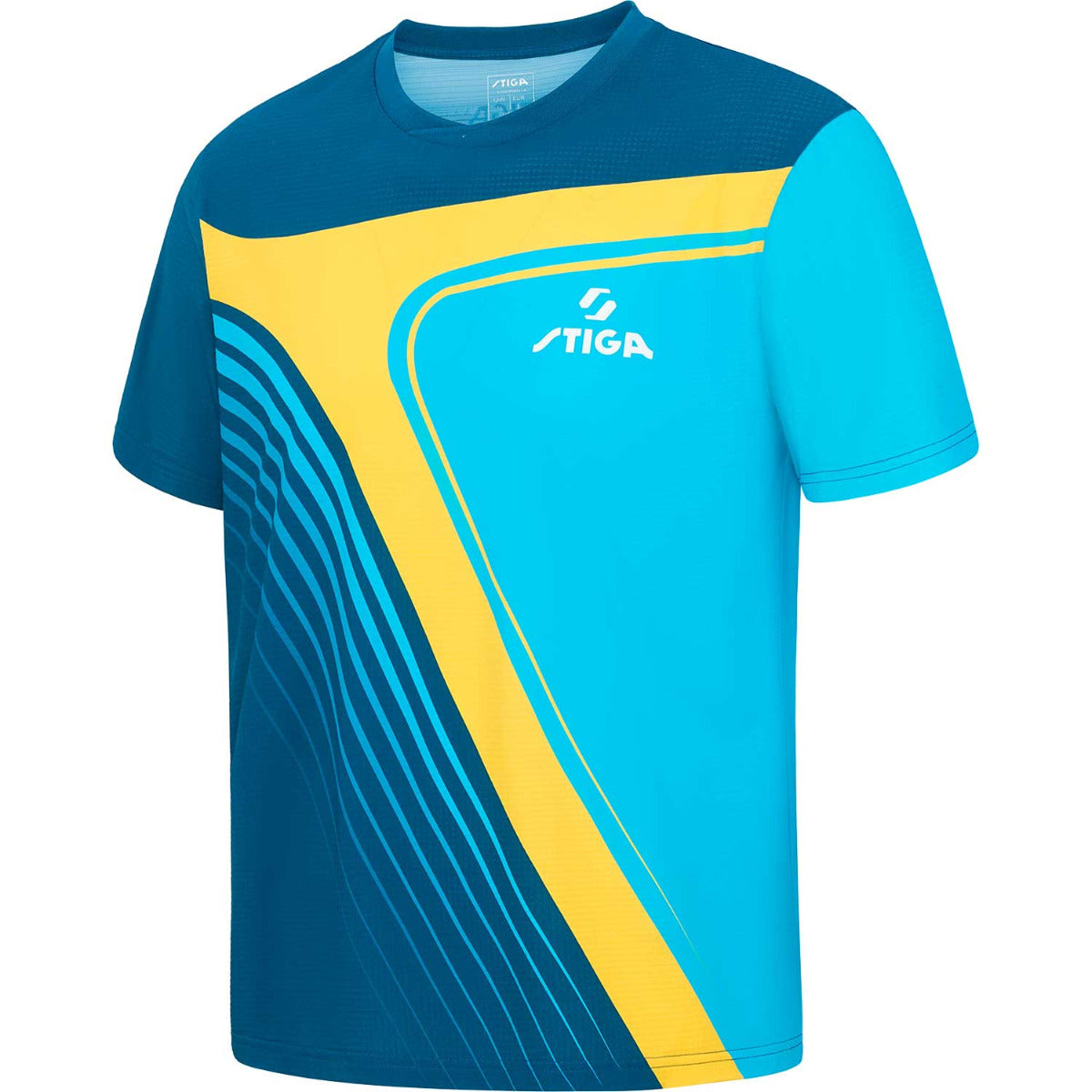 Stiga Polo Uranus Jaune/Bleu