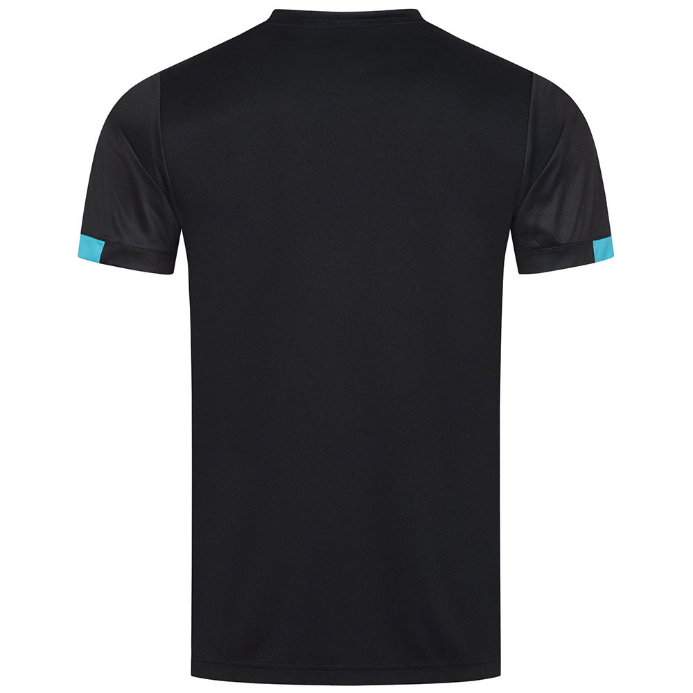 Donic T-Shirt Cream Noir/Bleu