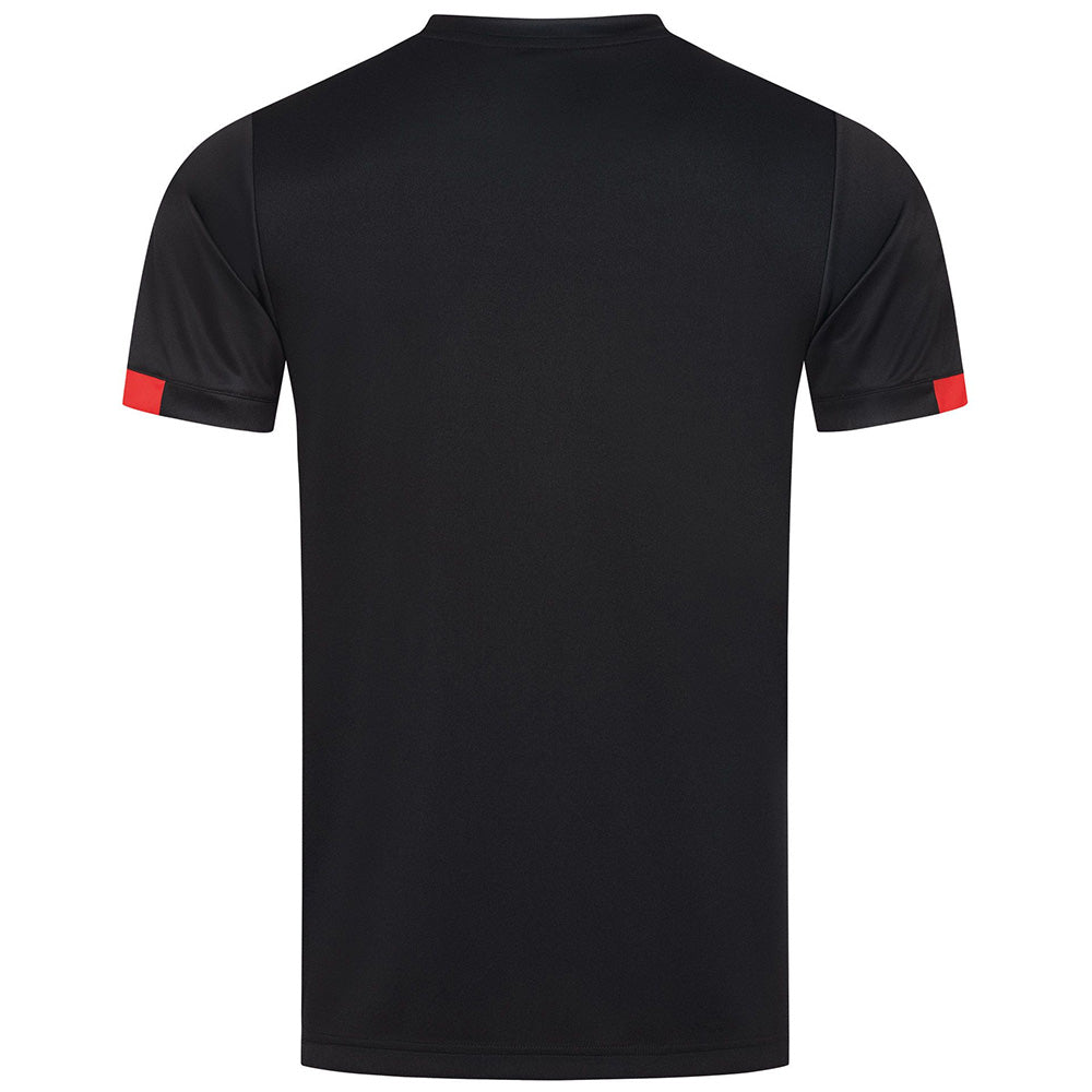 Donic T-Shirt Cream Noir/Rouge