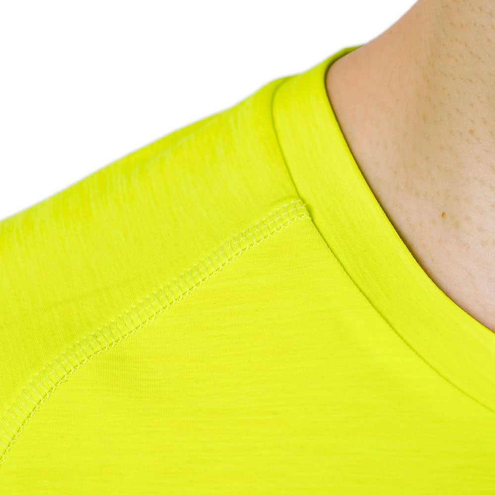 Andro T-Shirt Melange Alpha Neon Jaune